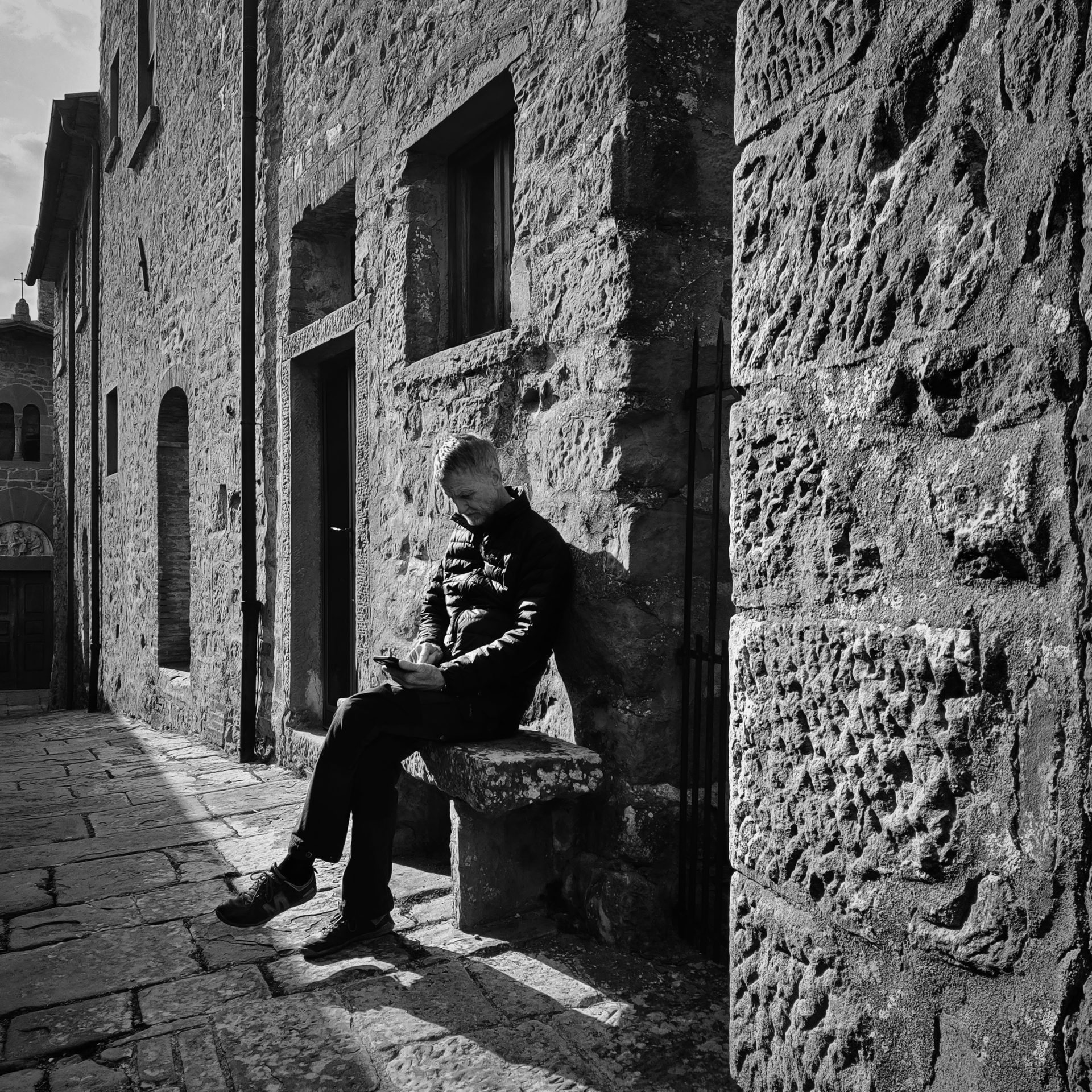 Black, Building, Black-and-white, Style, Window