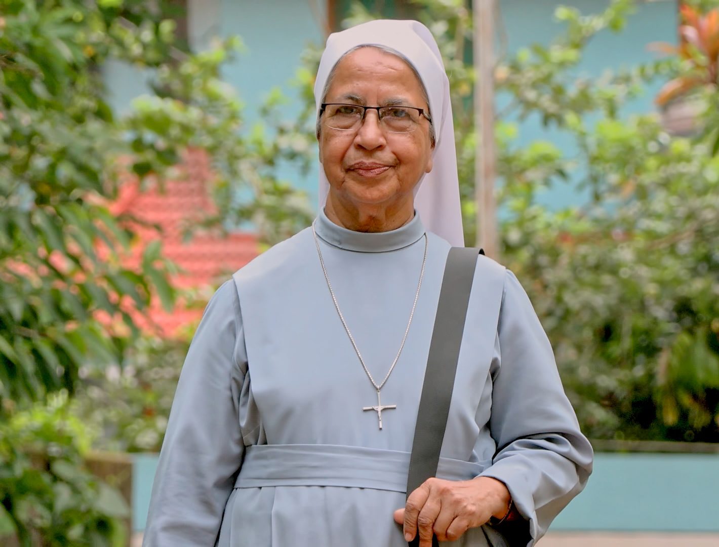 Vision care, Glasses, Smile, Sleeve, Plant, Clergy