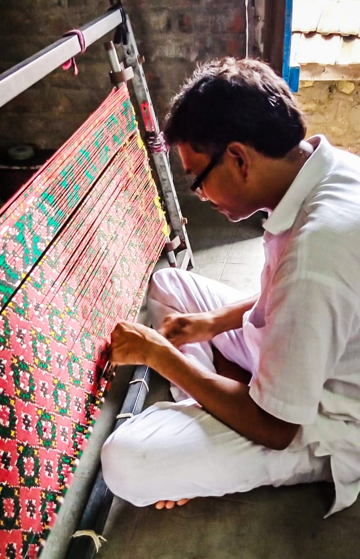 Human, Temple, Artist, Textile, Loom, Art